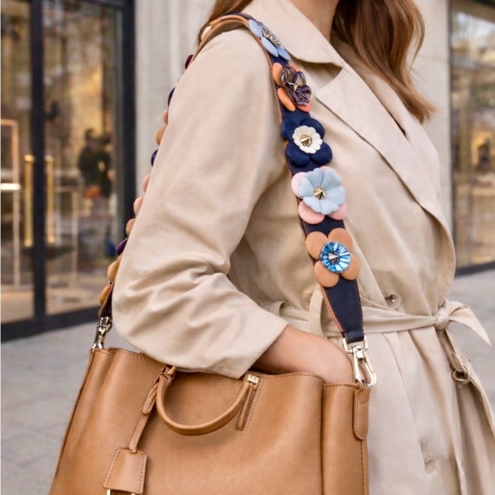 Fendi Embellished Bag Strap ONLY - Picture 3 of 11